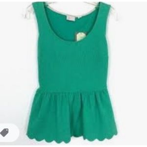 Anthropologie Peplum Top